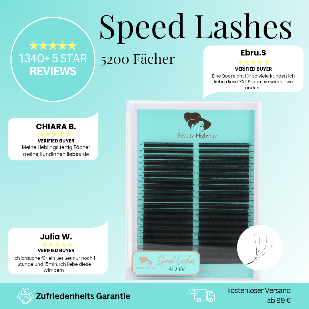 Fertig Fächer W Lashes XXL Box 5200Fächer