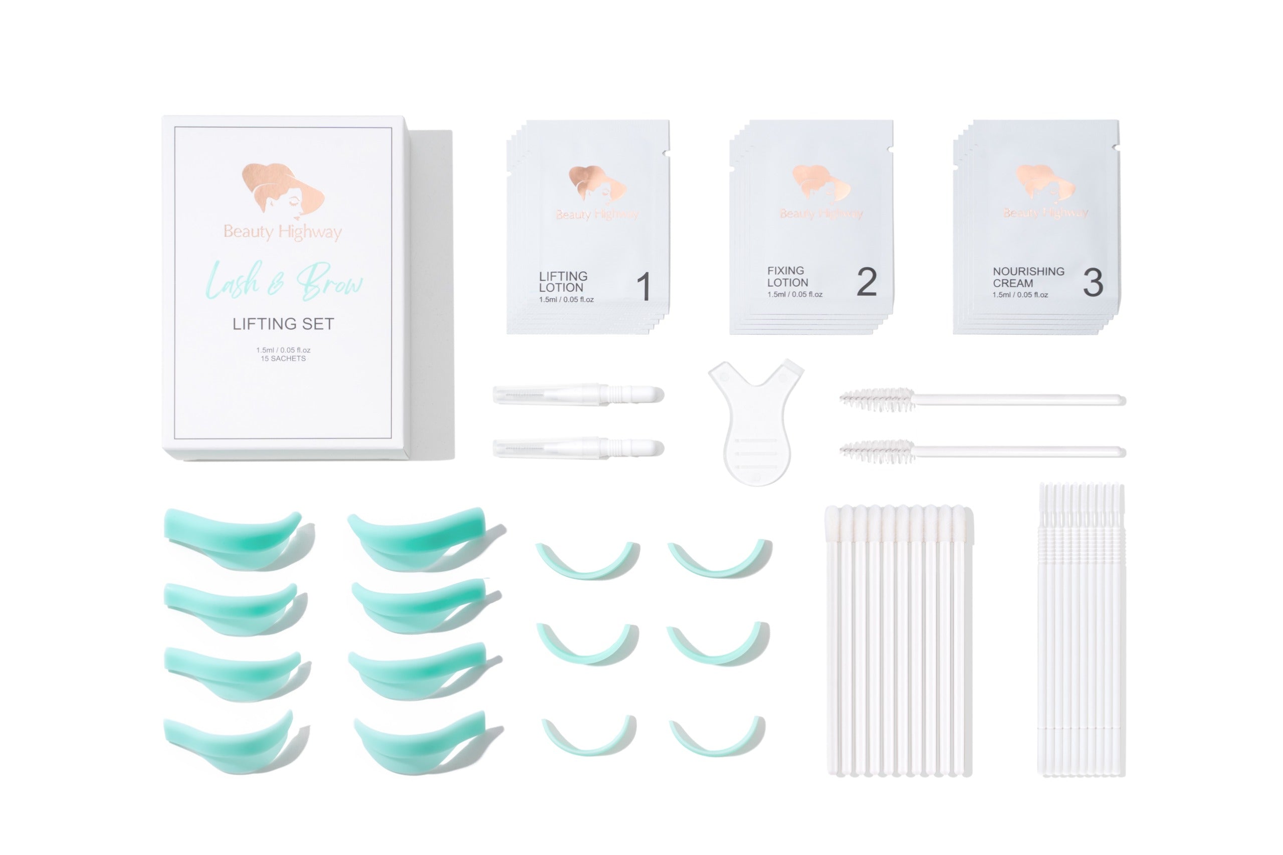 Lashlifting & Browlifting XXL pack of 5 sachets of 1.5ml