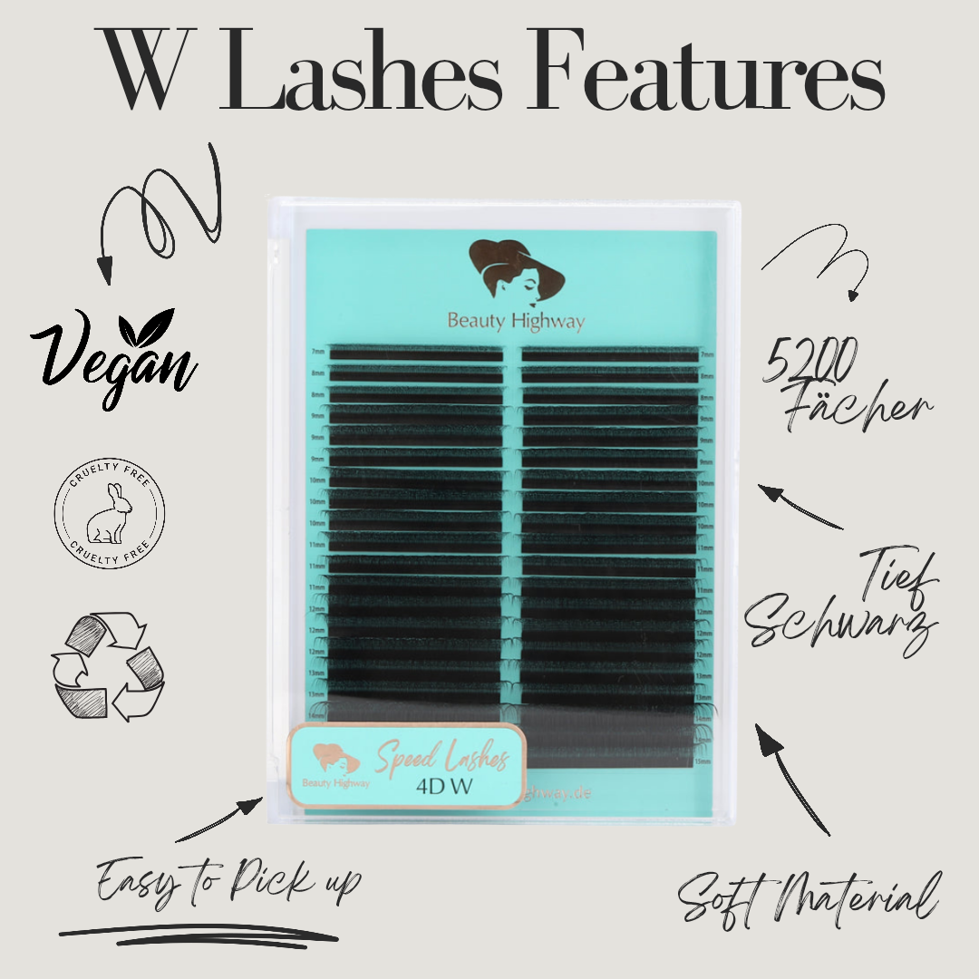 Fertig Fächer W Lashes XXL Box 5200Fächer
