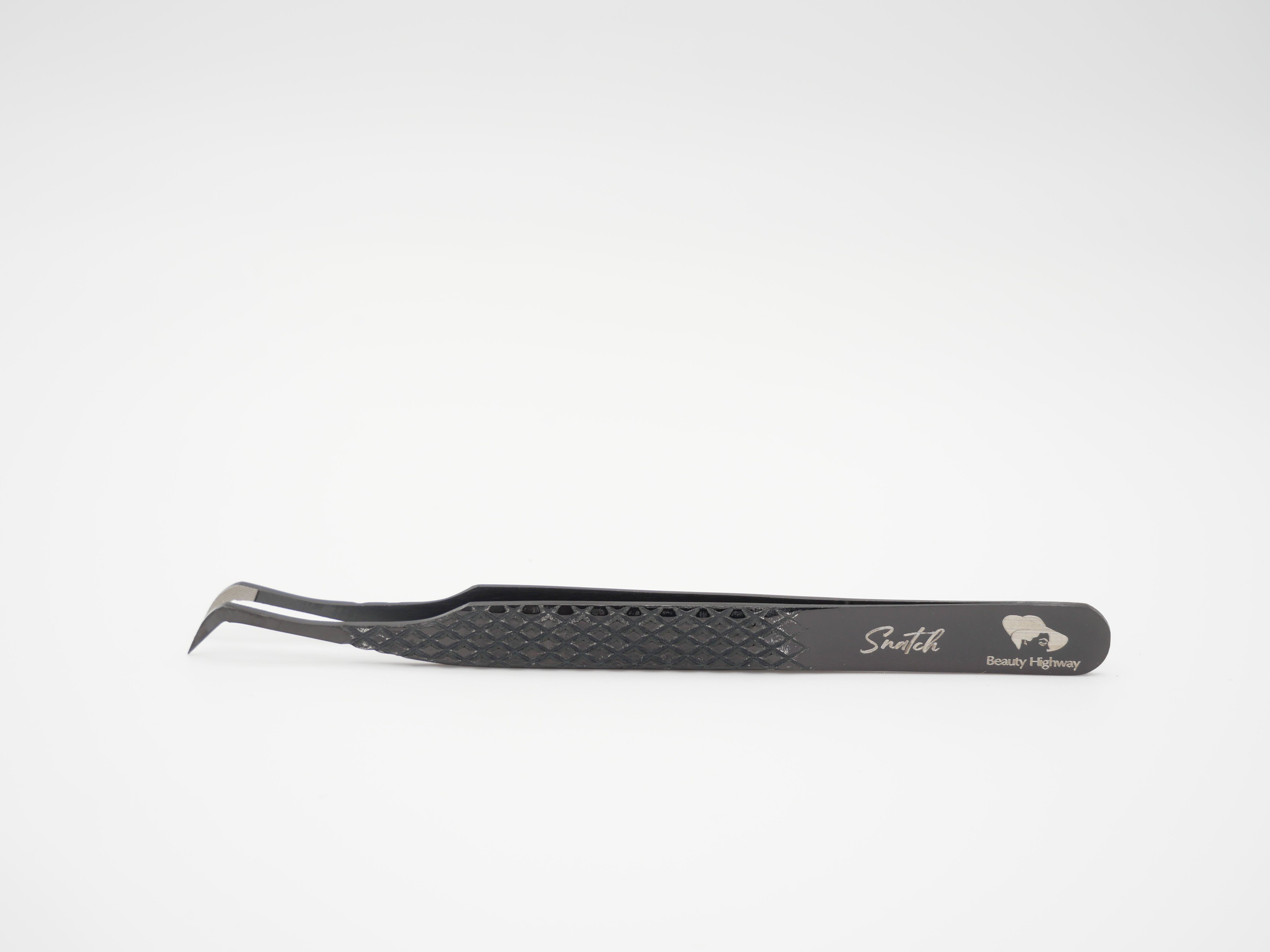 Volumen Wimpernverlängerung Pinzetten mit Textur für Grip Black