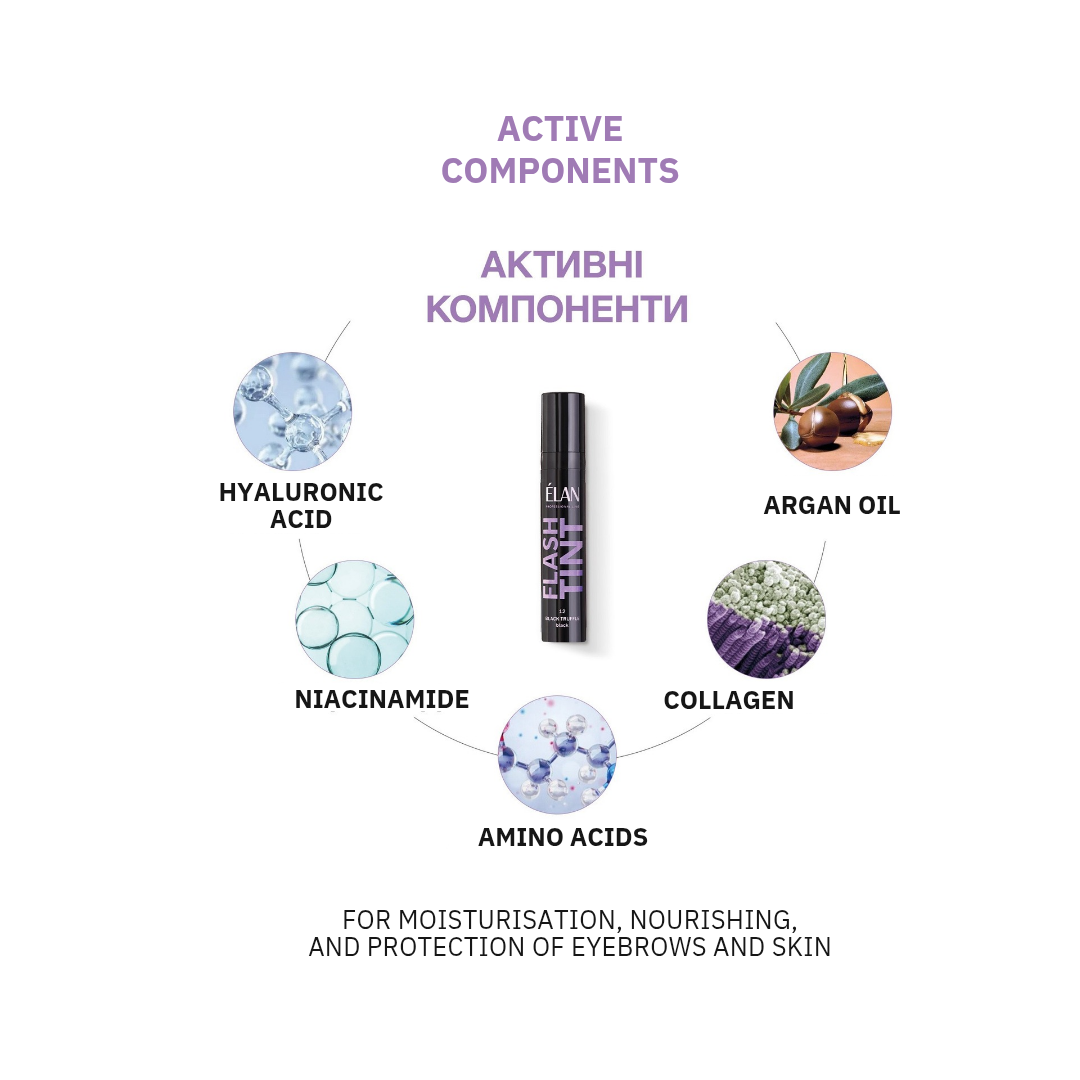 ÈLAN Flash Tint Direkt System Augenbrauen Farbe