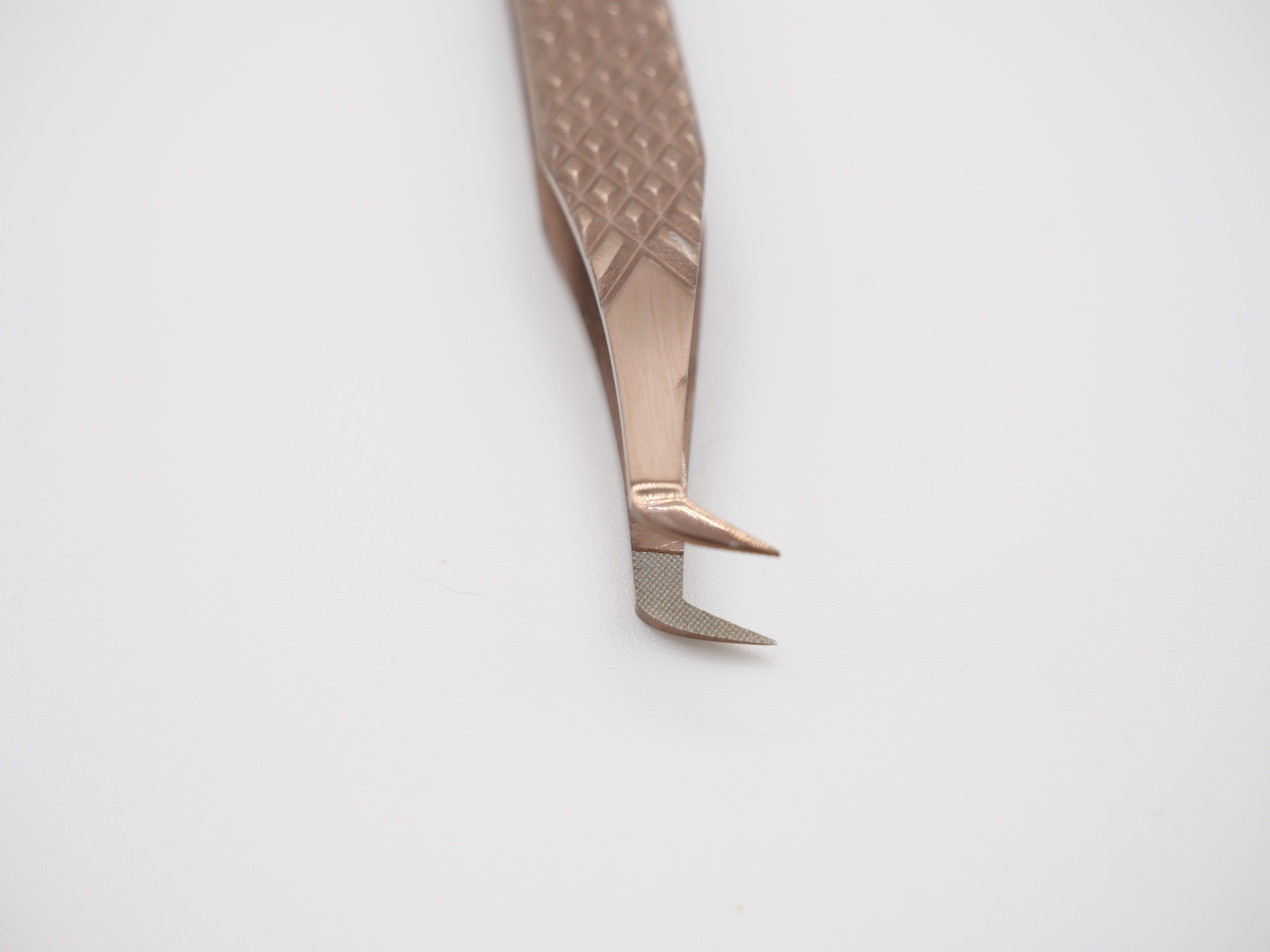 Wimpernverlängerung Pinzetten mit Grip Gold